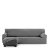 Right short arm chaise longue cover Eysa THOR Dark grey 110 x 110 x 310 cm