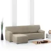 Right short arm chaise longue cover Eysa ROC Light brown 120 x 120 x 360 cm