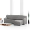 Right short arm chaise longue cover Eysa ROC Light grey 120 x 120 x 360 cm