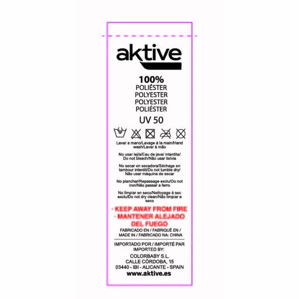 Зонтик Aktive 200 x 203,5 x 200 cm 200 x 207 x 200 cm (6 штук)