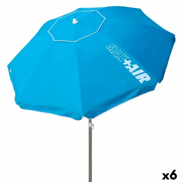 Skėtis nuo saulės Aktive Mėlyna 200 x 205 x 200 cm (6 vnt.)