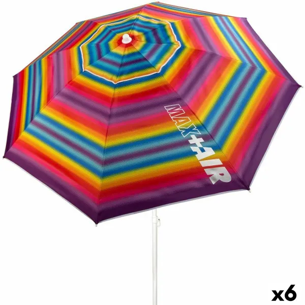 Зонтик Aktive Разноцветный 200 x 200 x 200 cm (6 штук)
