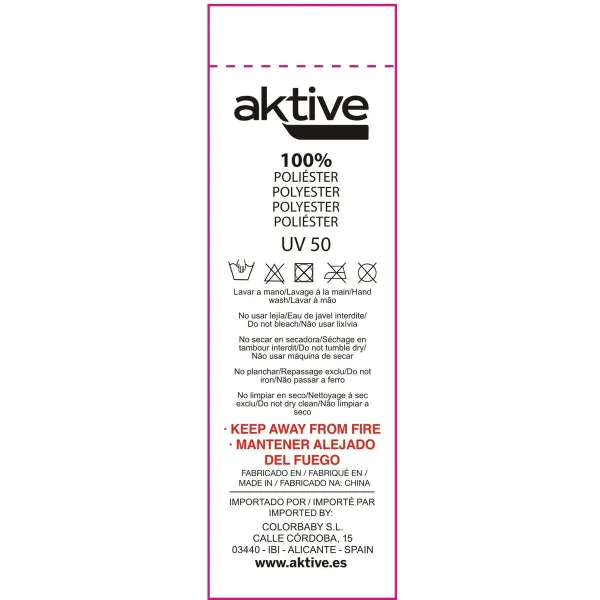 Зонтик Aktive Разноцветный 200 x 200 x 200 cm (6 штук)