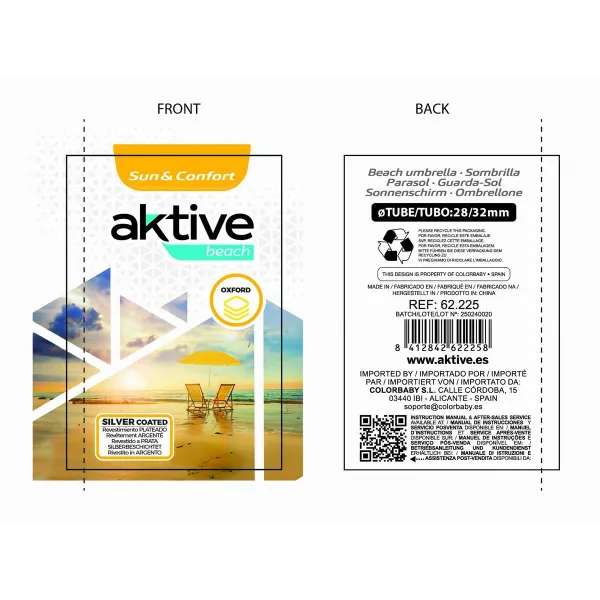 Saulessargs Aktive 220 x 209 x 220 cm 220 x 215 x 220 cm 220 x 213 x 220 cm (6 gb.)