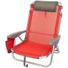 Saliekams Krēsls ar Galvas Balstu Aktive Menorca Sarkans 51 x 76 x 45 cm (2 gb.)