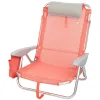 Sulenkiama kėdė su galvos atlošu Aktive Flamingo Koralas 51 x 76 x 45 cm (2 vnt.)
