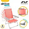 Складной стул Aktive Flamingo Коралл 48 x 99 x 57 cm (4 штук)