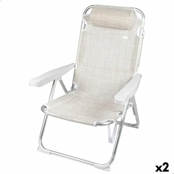 Складной стул Aktive Ibiza 48 x 90 x 60 cm (2 штук)
