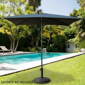 Parasol Aktive Antrasiitinharmaa Alumiini Ø 4,8 cm 300 cm