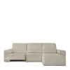 Right short arm chaise longue cover Eysa ROC White 120 x 120 x 360 cm