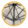 Parasol Aktive Cream Aluminium Steel 270 x 270 cm