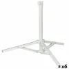 Pludmales saules sarga pamatne Aktive Balts Metāls 61 x 49,5 x 61 cm (6 gb.)