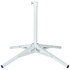 Paplūdimio skėčio pagrindas Aktive Balta Metalinis 65 x 60,5 x 65 cm (6 vnt.)