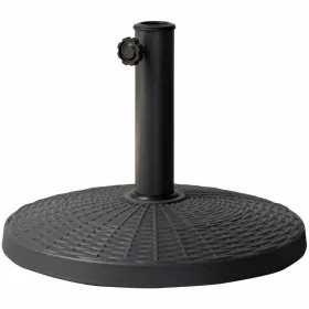 Base for beach umbrella Aktive 10 kg Black Steel Polyresin 44,5 x 33 cm