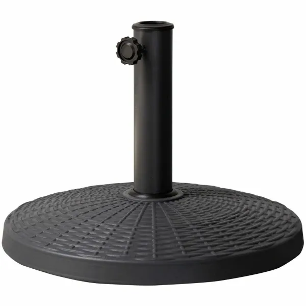 Paplūdimio skėčio pagrindas Aktive 10 kg Juoda Plienas Polirezinas 44,5 x 33 cm