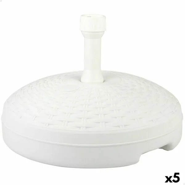 Pludmales saules sarga pamatne Aktive Balts Plastmasa 45 x 30 x 45 cm (5 gb.)