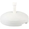 Base for beach umbrella Aktive White Plastic 45 x 30 x 45 cm (5 Units)