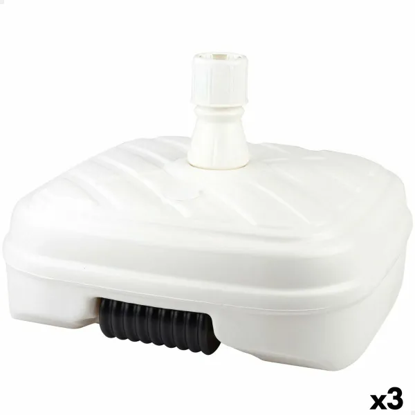 Pludmales saules sarga pamatne Aktive Balts Plastmasa 56 x 40 x 56 cm (3 gb.)
