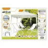 Pavėsinė Aktive Max-Air Balta 300 x 300 x 250 cm Audinys Plienas