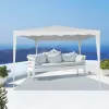 Lapene Aktive 300 x 250 x 300 cm Tērauds Balts Plastmasa
