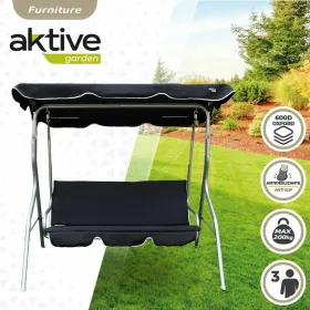 Smulkintuvas Aktive 3 vietos Juoda 180 x 107 x 160 cm