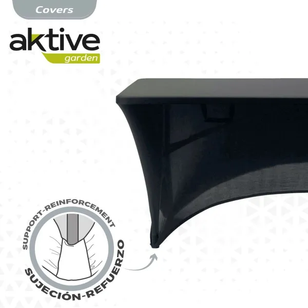Protective Case Aktive Black 183 x 76 x 76 cm Table Accessories Cars Road (6 Units)