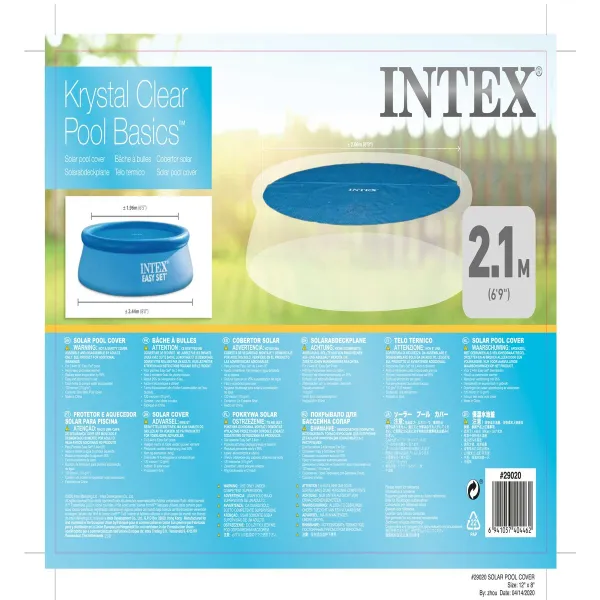 Baseino danga   Intex 29020 206 x 206 cm Ø 244 cm