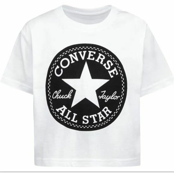 Child's Short Sleeve T-Shirt Converse White