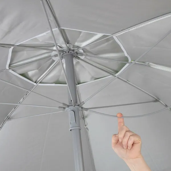 Umbrella Aktive Blue Ø 200 cm 200 x 200 x 200 cm 200 x 198,5 x 200 cm UV50 (6 Units)