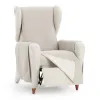 Armchair slipcovers Eysa SILVER Light brown 100 x 110 x 55 cm Reversible