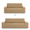 Sofa cover set Eysa ULISES Beige 2 Pieces