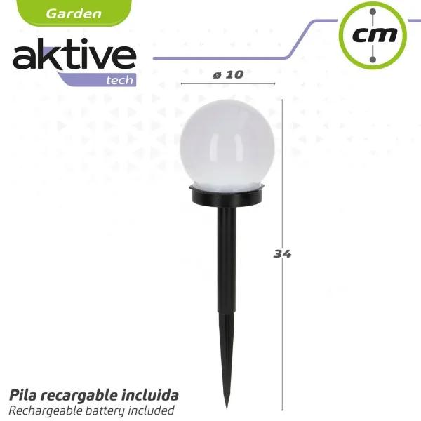 Puutarhan aurinkovaarna Aktive Muovinen 10 x 34 x 10 cm (24 osaa)