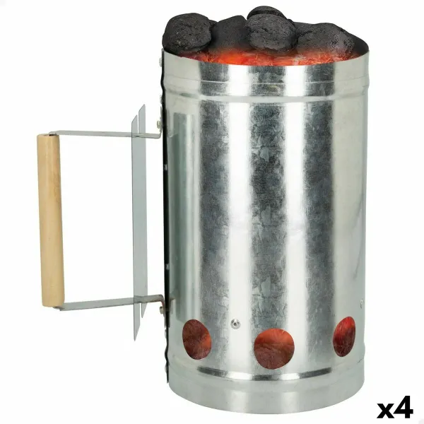 Porttakil grilli Aktive 16 x 27,5 x 16 cm (4 osaa)