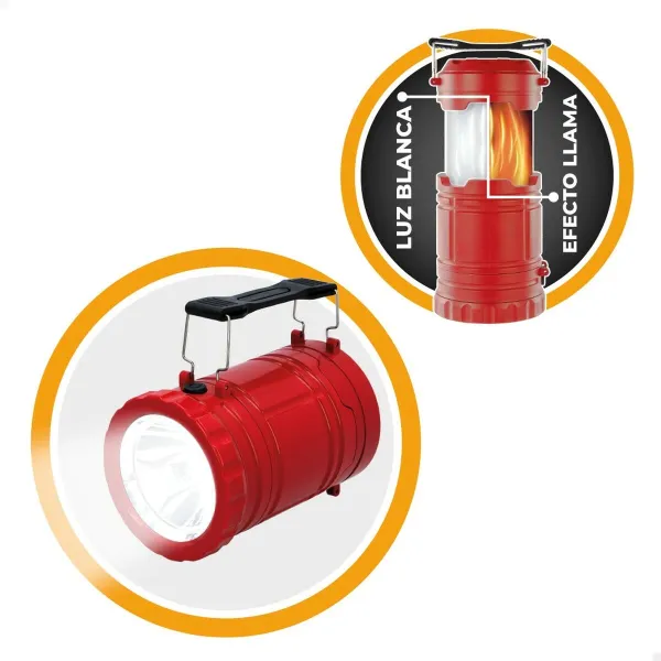 LED žibintas Aktive Raudona Stovyklavietė (6 vnt.)