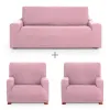 Sofa cover set Eysa ULISES Pink 3 Pieces