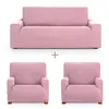 Sofa cover set Eysa ULISES Pink 3 Pieces