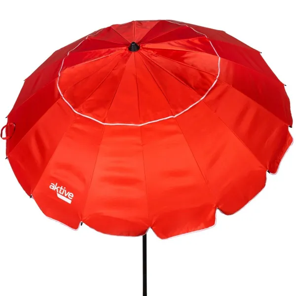 Skėtis nuo saulės Aktive Raudona 240 x 235 x 240 cm (6 vnt.)