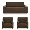 Sofa cover set Eysa ULISES Brown 3 Pieces