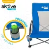 Пляжный стул Aktive Синий 50 x 67 x 51 cm (4 штук)
