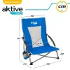 Пляжный стул Aktive Синий 50 x 67 x 51 cm (4 штук)