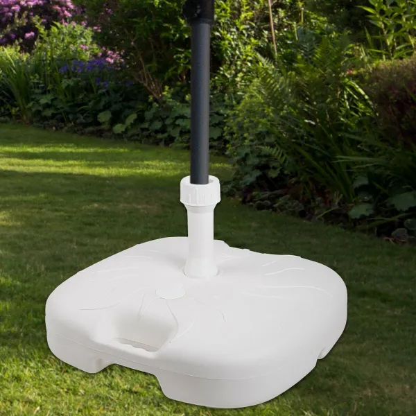 Paplūdimio skėčio pagrindas Aktive Balta Ø 32 mm Ø 20 mm 45 x 29 x 45 cm (5 vnt.)