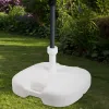 Paplūdimio skėčio pagrindas Aktive Balta Ø 32 mm Ø 20 mm 45 x 29 x 45 cm (5 vnt.)