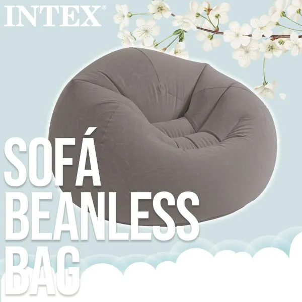 Täytettävä tuoli Intex Harmaa 107 x 69 x 104 cm 114 x 71 x 114 cm (6 osaa)