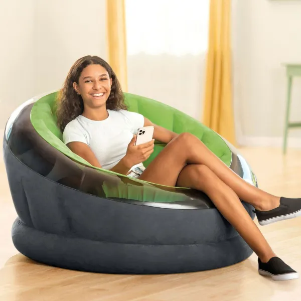 Надувное кресло Intex Empire Зеленый 112 x 109 x 60 cm (3 штук)