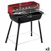 Porttakil grilli Aktive Metalli 42 x 54 x 42 cm (2 osaa)
