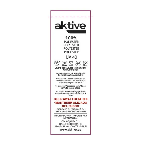 Umbrella Aktive 180 x 210 x 180 cm 180 x 215 x 180 cm (6 Units)