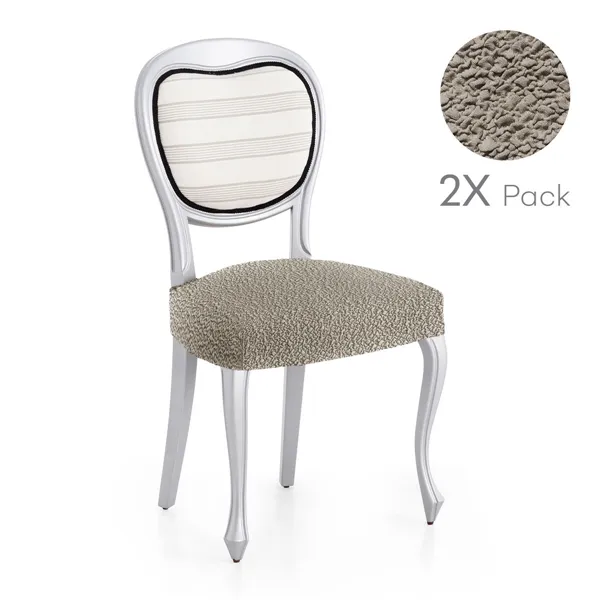 Chair Cover Eysa ROC Light brown 50 x 5 x 50 cm 2 Units