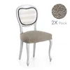 Chair Cover Eysa ROC Light brown 50 x 5 x 50 cm 2 Units