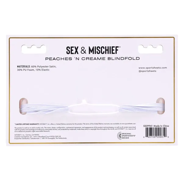 Blindfold Sportsheets Peaches 'n CreaMe
