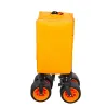 Monikäyttöinen kärry Aktive Oranssi Polyesteri PVC Teräs 86 x 108 x 44 cm Taitettava Ranta
